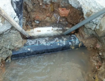 仁布测漏水之水管漏水